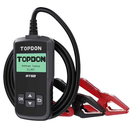Versatile Battery Tester With HeavyDuty Clamps And Safety Features